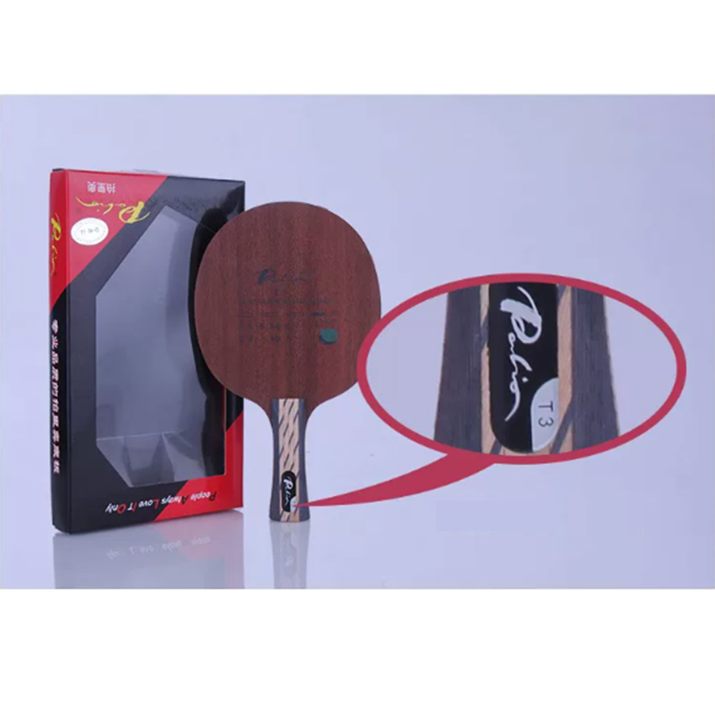 Table Tennis Racket - Palio T3 tafeltennisbat, carbonblad, geschikt voor