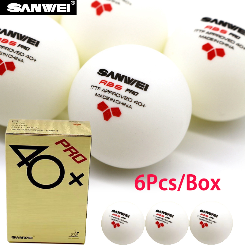 Table Tennis Olympics - Sanwei Abs Pro 3-Star 40 Tafeltennisballen