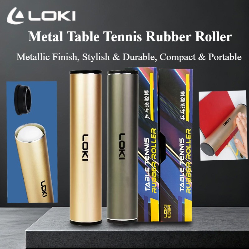 Table Tennis Olympics - LOKI Metalen Tafeltennis Rubber Roller Ball
