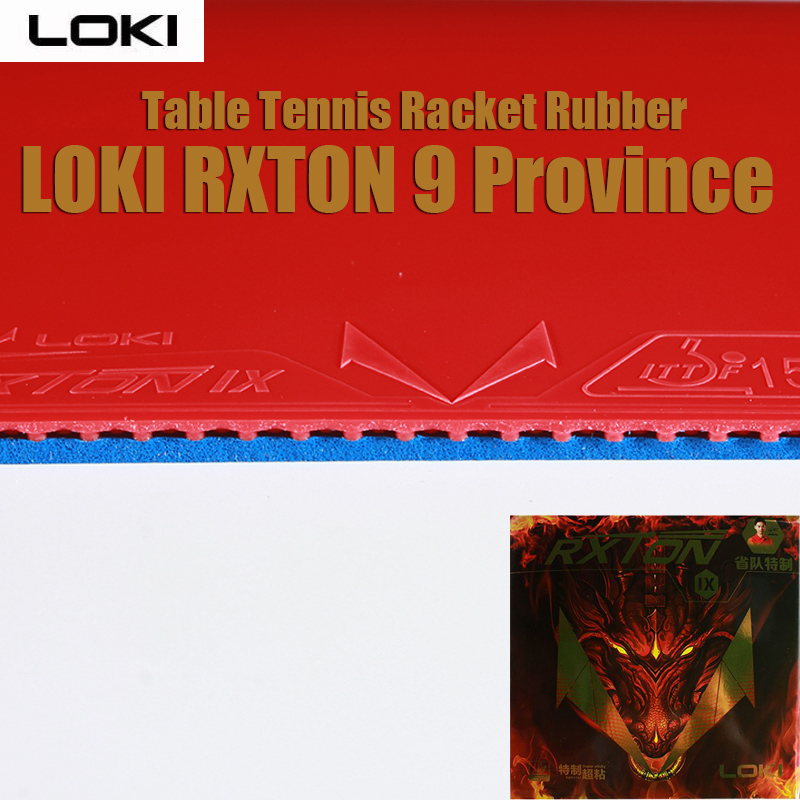 Table Tennis Loki - LOKI RXTON 9 Tafeltennisrubber, noppen naar