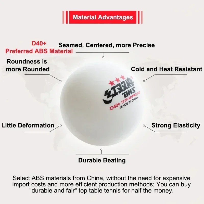 10 stk/doos 3 sterren DHS ping - Table Tennis Olympics recensie en prijs