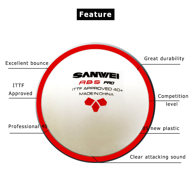 Sanwei Abs Pro 3-Star 40 Tafel - Table Tennis Olympics recensie en prijs